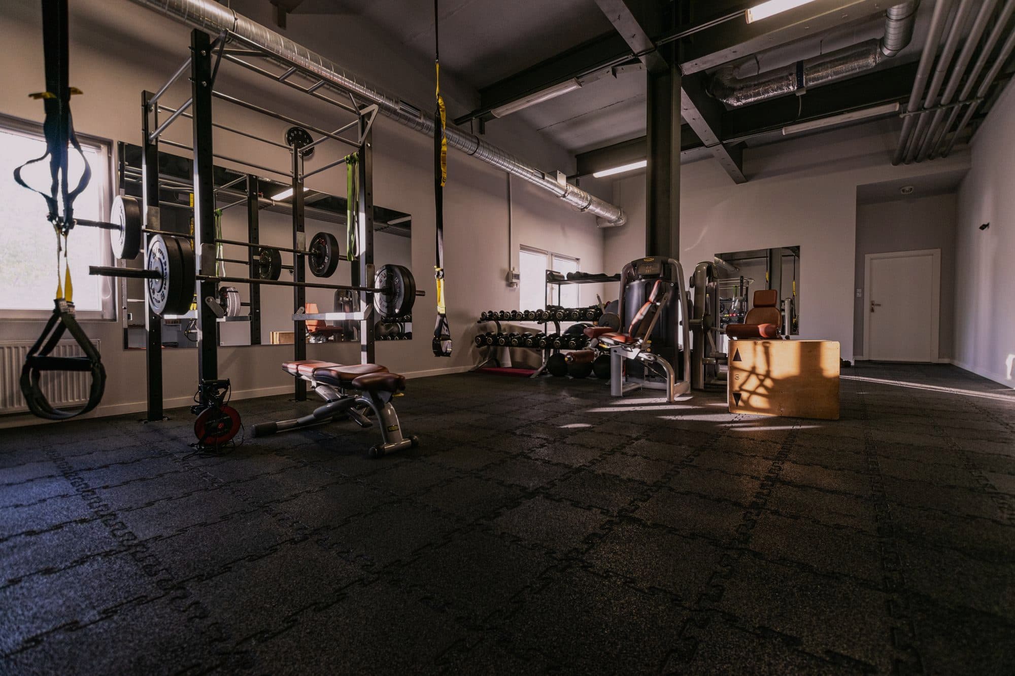 Wnętrze prywatnego studia FitPower